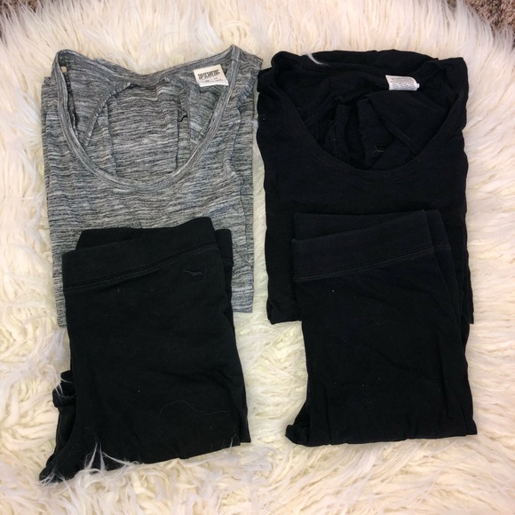 PINK Victoria's Secret Tops - {VS Pink} T-Shirt & Legging Bundle